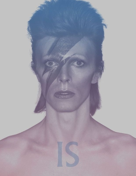 Buchcover und Innenansicht für das Buch: David Bowie Is