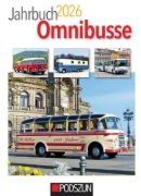 Buchcover und Innenansicht für das Buch: Jahrbuch Omnibusse 2026