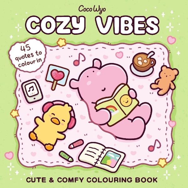 Buchcover und Innenansicht für das Buch: Cozy Vibes