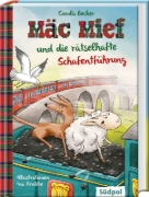 Buchcover und Innenansicht für das Buch: Mäc Mief und die rätselhafte Schafentführung