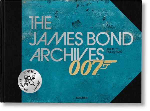 Buchcover und Innenansicht für das Buch: The James Bond Archives. "No Time To Die" Edition