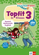 Buchcover und Innenansicht für das Buch: Team Drachenstark: Topfit in Klasse 3