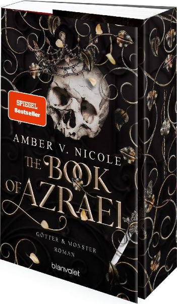 Buchcover und Innenansicht für das Buch: The Book of Azrael (Gods & Monsters 1)