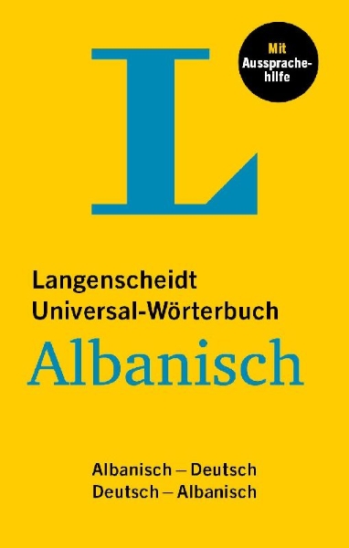 Buchcover und Innenansicht für das Buch: Langenscheidt Universal-Wörterbuch Albanisch
