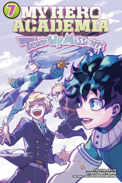 Buchcover und Innenansicht für das Buch: My Hero Academia: Team-Up Missions, Vol. 7