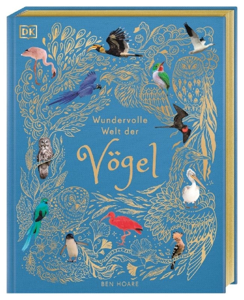 Buchcover und Innenansicht für das Buch: Wundervolle Welt der Vögel