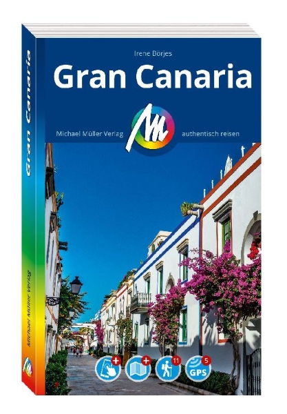 Buchcover und Innenansicht für das Buch: MICHAEL MÜLLER REISEFÜHRER Gran Canaria