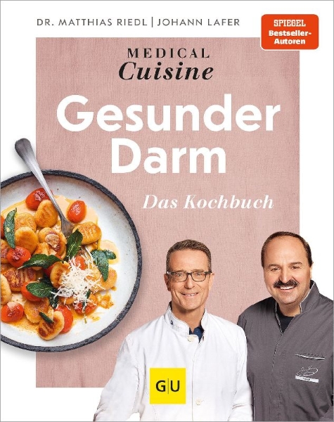 Buchcover und Innenansicht für das Buch: Medical Cuisine - Gesunder Darm
