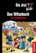 Buchcover und Innenansicht für das Buch: Die drei ??? Kids Das Witzebuch