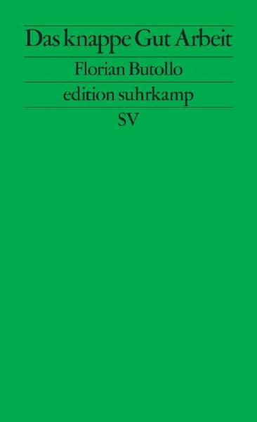 Buchcover und Innenansicht für das Buch: Das knappe Gut Arbeit
