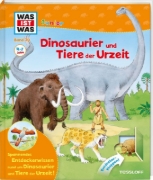 Buchcover und Innenansicht für das Buch: WAS IST WAS Junior Band 30. Dinosaurier und Tiere der Urzeit