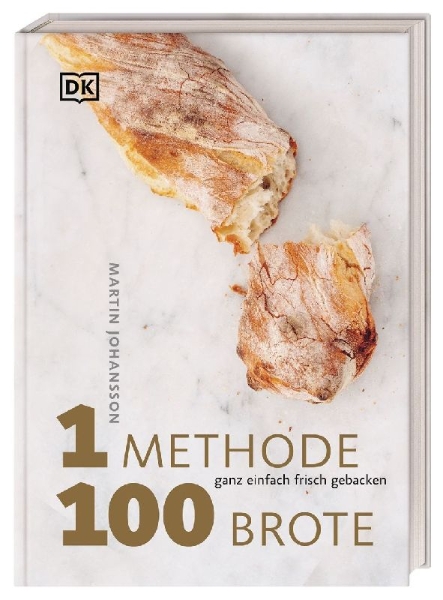 Buchcover und Innenansicht für das Buch: 1 Methode, 100 Brote