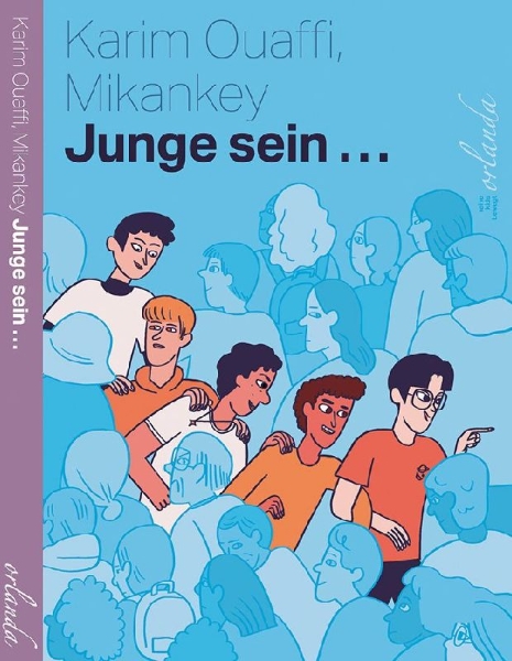 Buchcover und Innenansicht für das Buch: Être garçon