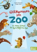 Buchcover und Innenansicht für das Buch: Willkommen im Zoo - Ein neues Zuhause für Ignaz Pfefferminz Igel