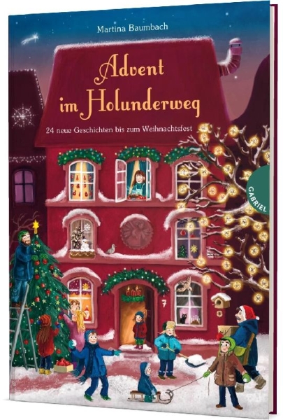 Buchcover und Innenansicht für das Buch: Holunderweg: Advent im Holunderweg
