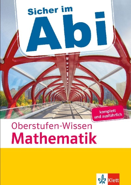 Buchcover und Innenansicht für das Buch: Sicher im Abi Oberstufen-Wissen Mathematik