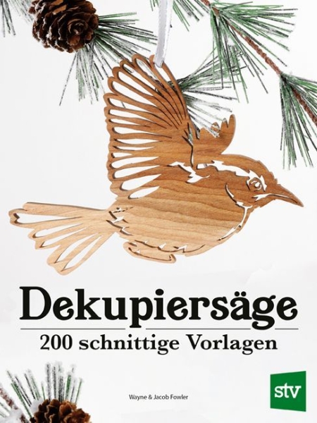 Buchcover und Innenansicht für das Buch: Dekupiersäge