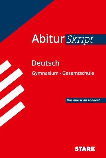 Buchcover und Innenansicht für das Buch: STARK AbiturSkript - Deutsch