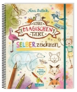 Buchcover und Innenansicht für das Buch: Die Schule der magischen Tiere: SELBERzeichnen