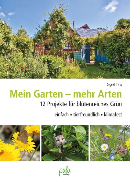 Buchcover und Innenansicht für das Buch: Mein Garten - mehr Arten