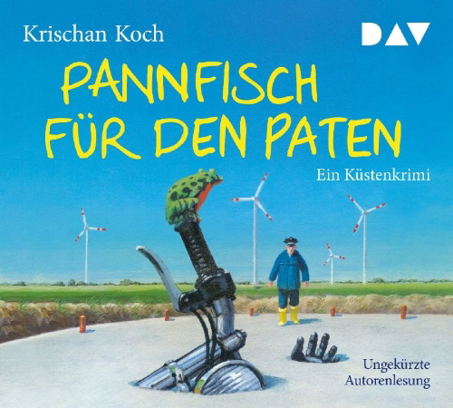 Buchcover und Innenansicht für das Buch: Pannfisch für den Paten. Ein Küstenkrimi