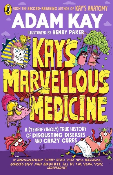 Buchcover und Innenansicht für das Buch: Kay's Marvellous Medicine