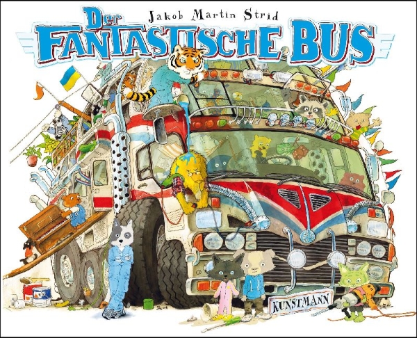 Buchcover und Innenansicht für das Buch: Den Fantastiske Bus