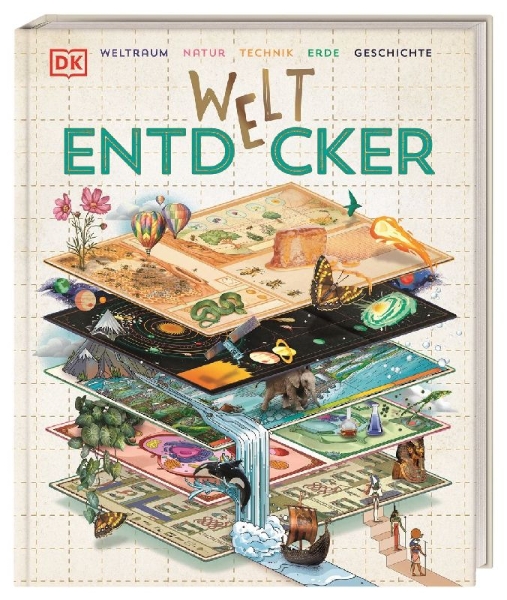 Buchcover und Innenansicht für das Buch: Welt-Entdecker