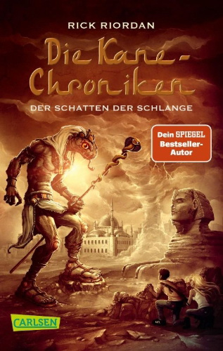 Buchcover und Innenansicht für das Buch: The Serpent's Shadow - The Kane Chronicles, Book Three