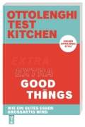 Buchcover und Innenansicht für das Buch: Ottolenghi Test Kitchen - Extra good things
