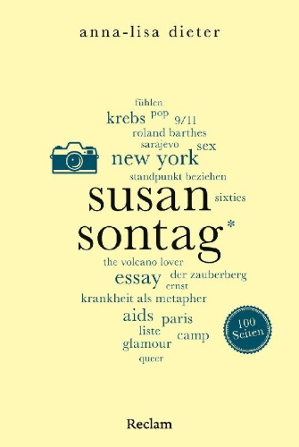 Buchcover und Innenansicht für das Buch: Susan Sontag. 100 Seiten