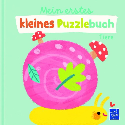 Buchcover und Innenansicht für das Buch: Mein erstes kleines Puzzlebuch - Tiere