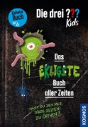 Buchcover und Innenansicht für das Buch: Die drei ??? Kids, Das ekligste Buch aller Zeiten