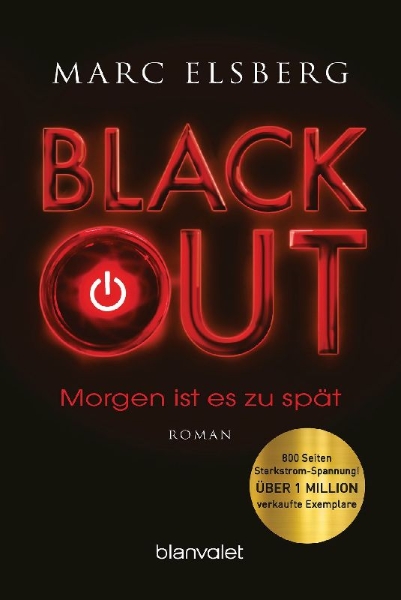 Buchcover und Innenansicht für das Buch: BLACKOUT - Morgen ist es zu spät