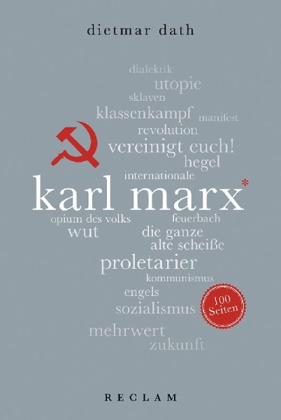 Buchcover und Innenansicht für das Buch: Karl Marx. 100 Seiten