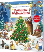 Buchcover und Innenansicht für das Buch: Mein allererstes Wimmelbuch: Fröhliche Weihnachten