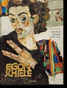 Buchcover und Innenansicht für das Buch: Egon Schiele. Sämtliche Gemälde 1909-1918
