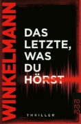 Buchcover und Innenansicht für das Buch: Das Letzte, was du hörst