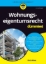Buchcover und Innenansicht für das Buch: Wohnungseigentumsrecht für Dummies