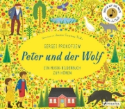 Buchcover und Innenansicht für das Buch: Story Orchestra: Peter and the Wolf