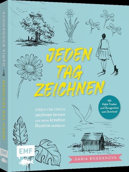 Buchcover und Innenansicht für das Buch: The Drawing Habit