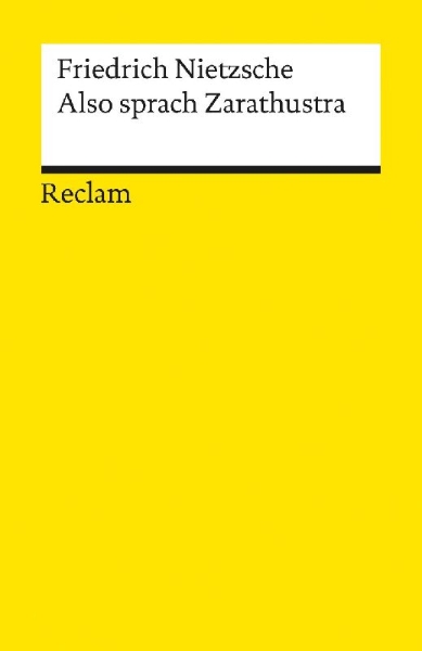 Buchcover und Innenansicht für das Buch: Also sprach Zarathustra