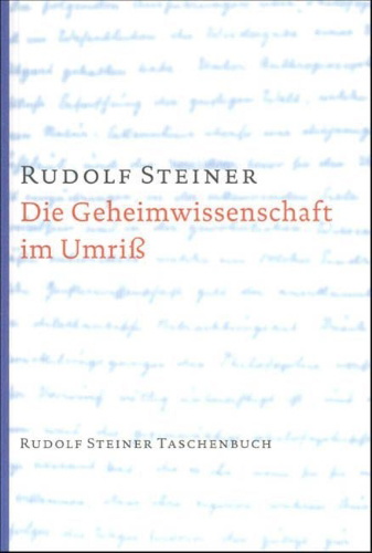 Buchcover und Innenansicht für das Buch: Die Geheimwissenschaft im Umriss
