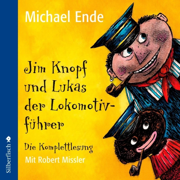 Buchcover und Innenansicht für das Buch: Jim Knopf und Lukas der Lokomotivführer - Die Komplettlesung