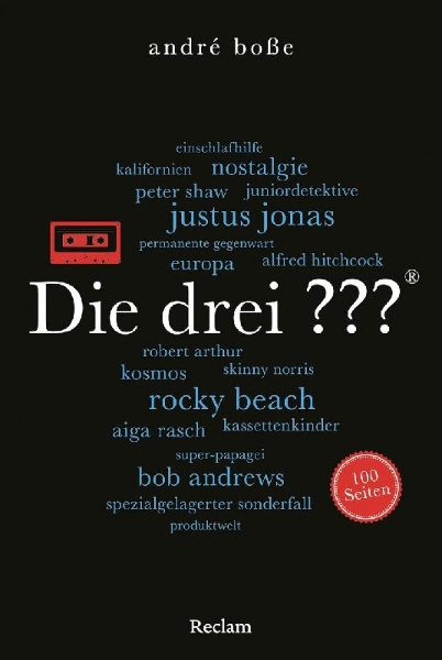 Buchcover und Innenansicht für das Buch: Die drei ???. 100 Seiten