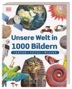 Buchcover und Innenansicht für das Buch: Unsere Welt in 1000 Bildern