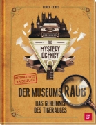 Buchcover und Innenansicht für das Buch: The Museum Heist: A Mystery Agency Puzzle Book