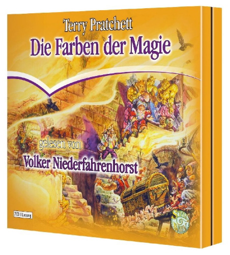 Buchcover und Innenansicht für das Buch: Die Farben der Magie