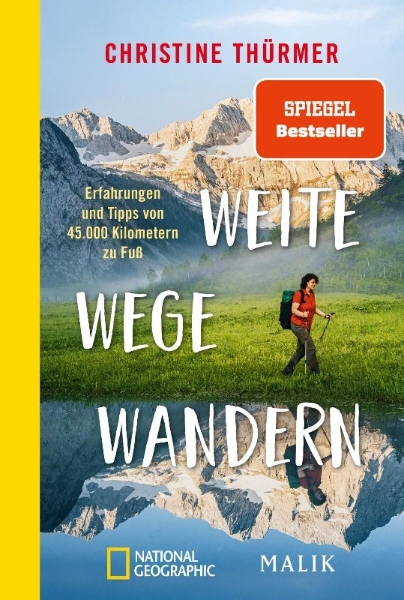 Buchcover und Innenansicht für das Buch: Weite Wege Wandern
