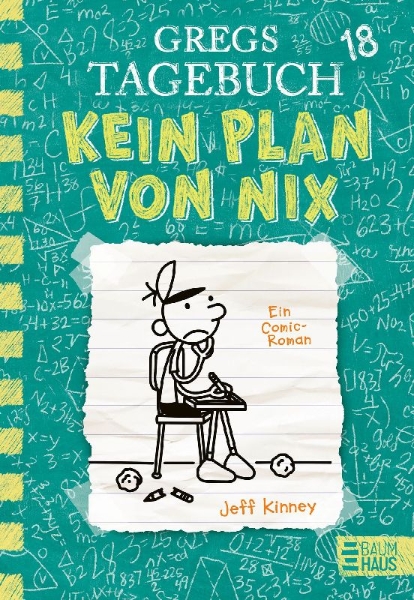 Buchcover und Innenansicht für das Buch: Diary of a Wimpy Kid 18
